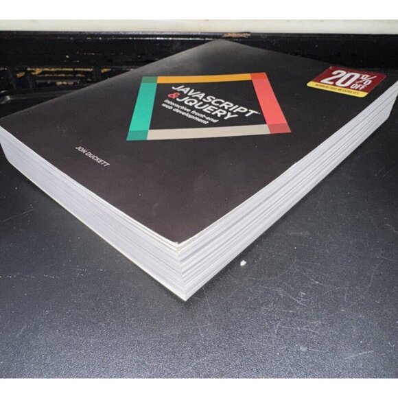 JavaScript and JQuery: Interactive Front-End Web Development Paperback Textbook - Picture 4 of 5